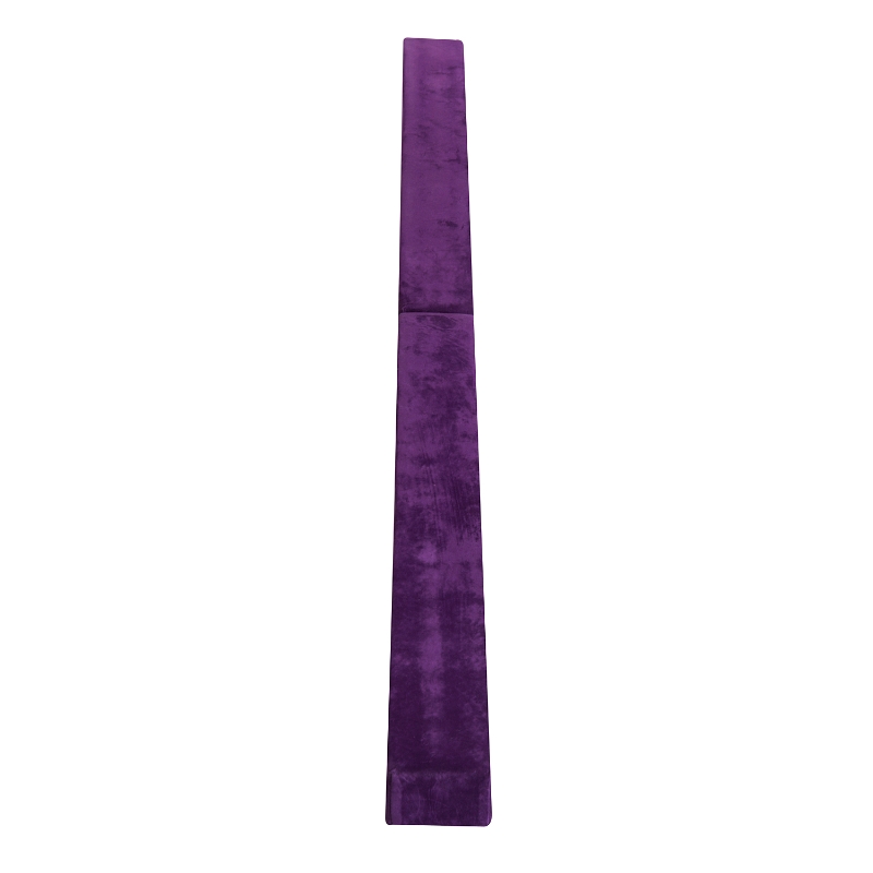 Homcom Trave da Ginnastica per Allenamento Imbottita in Legno, Viola, 210x10x6.5cm