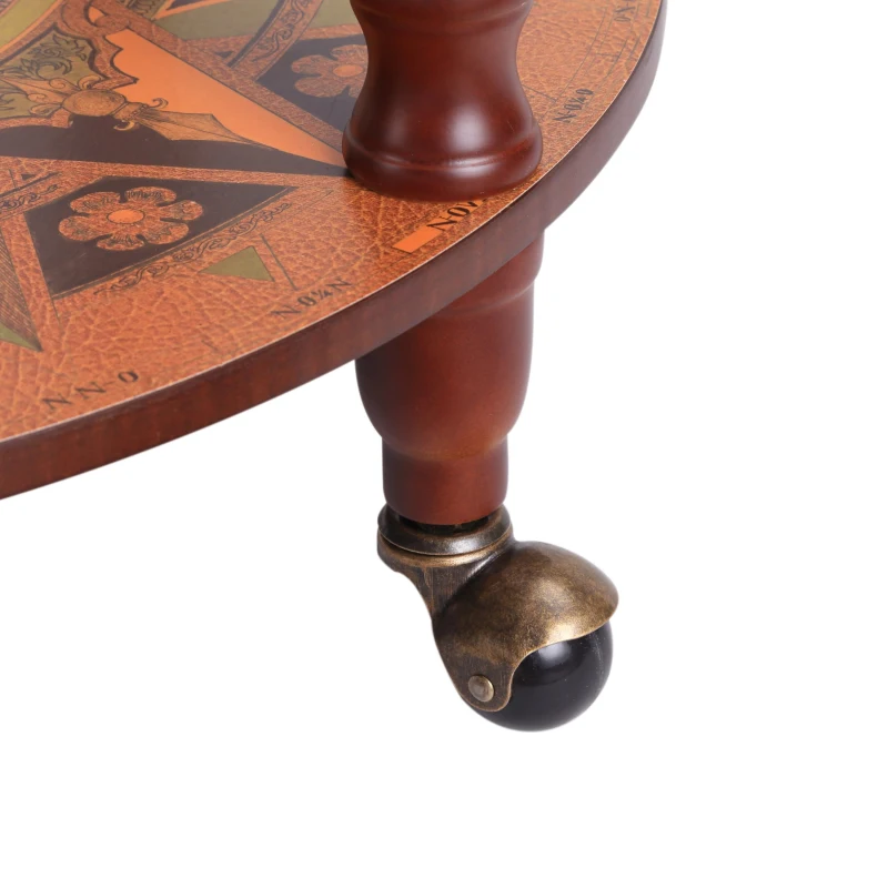 HOMCOM Bar in forma de Glob Suport pentru sticle și lichior in forma de glob cu diametrul Ф61x93cm