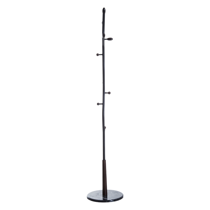 Homcom Cuier Pom cu Frunze 185cm,Negru