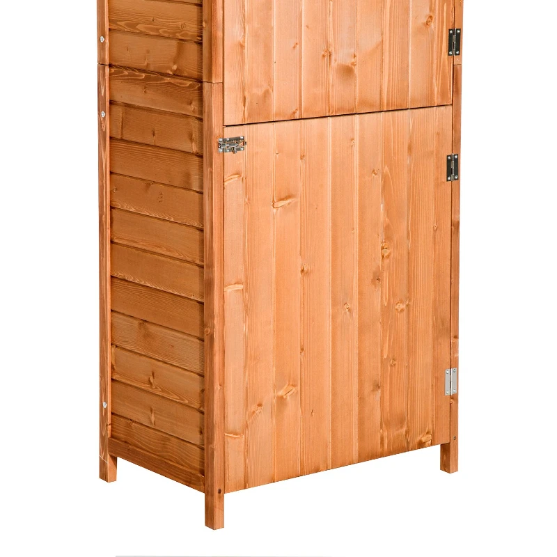 Outsunny, magazie pentru scule, 79x49x190cm, lemn