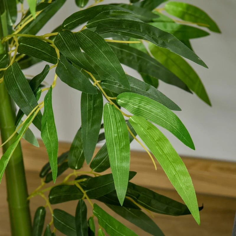 HOMCOM planta artificiala de bambus, cu ghiveci, 160cm, verde