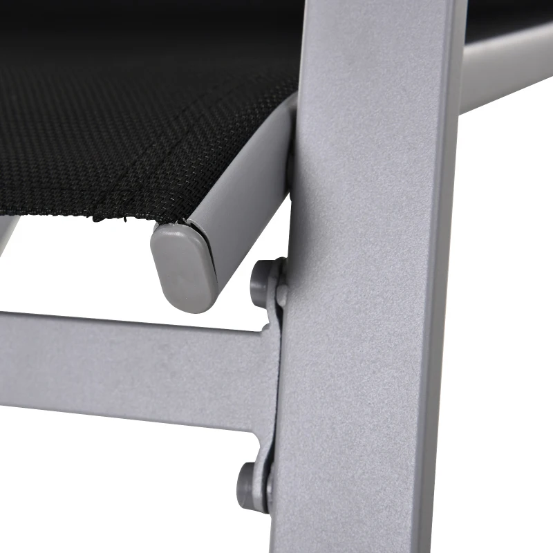 Outsunny scaun balansoar de exterior, 107x60x93cm, negru