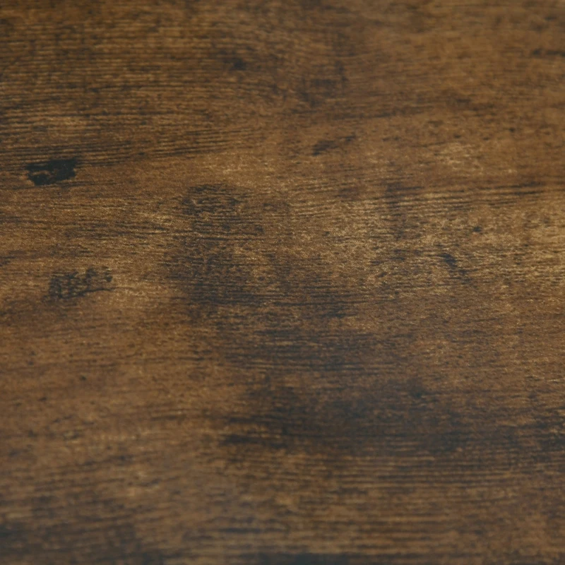 HOMCOM Biblioteca din Lem Stil Vintage Cubica cu 7 suporturi diferite din MDF pentru Casa si Birou 50x24x106cm