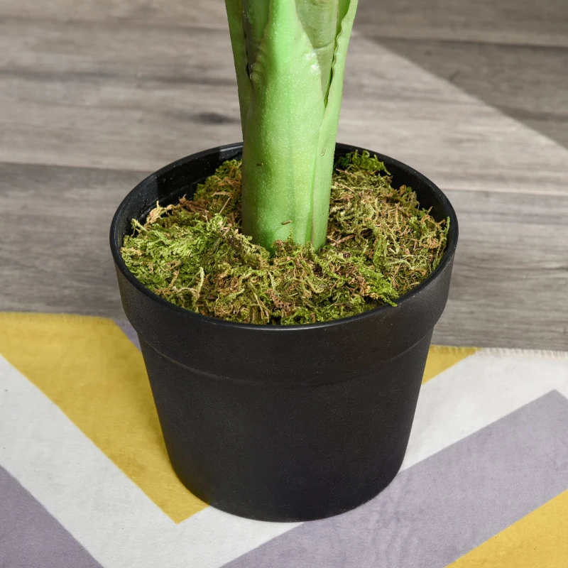 Outsunny monstera artificiala, cu ghiveci Ф16 x 85cm