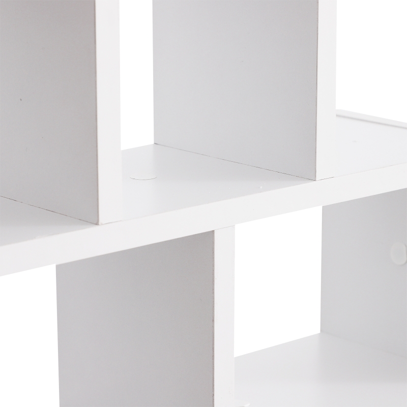 HOMCOM biblioteca cu rafturi, pentru perete 85x47.5x14.5cm(m-8)