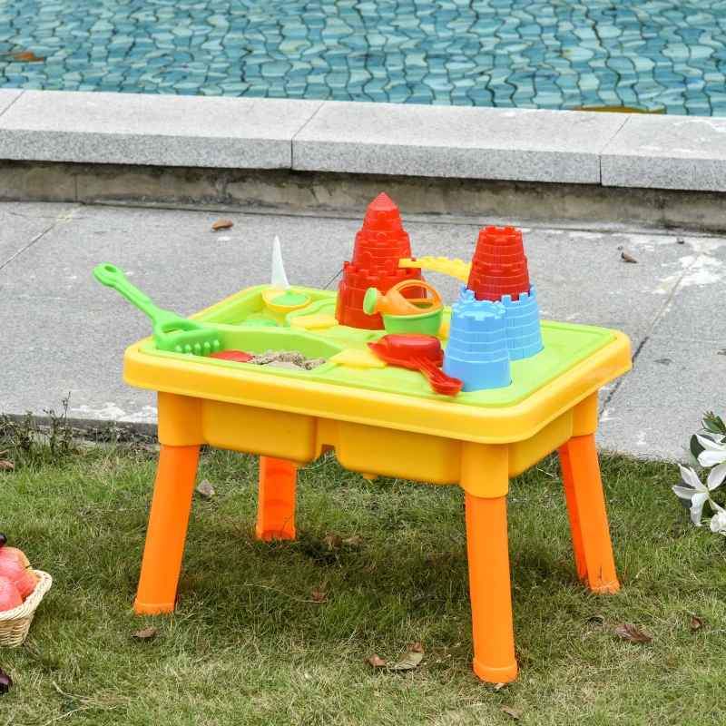 HOMCOM Loc de joaca cu nisip pentru Copii 23 de bucati