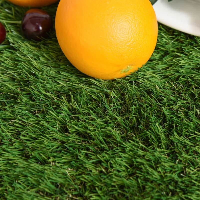 Outsunny Covoras de iarba falsa 4x1m, 40mm Gazon sintetic nu-toxic si anti-UV