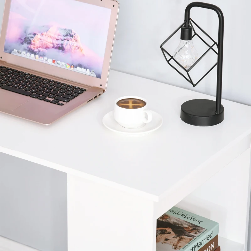 HOMCOM birou modern cu biblioteca 120x55x120cm