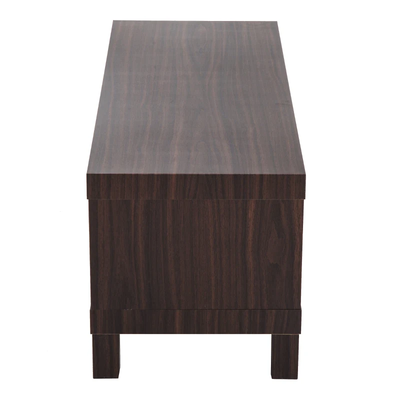 HOMCOM comoda TV, MDF, 90x35x37cm maro