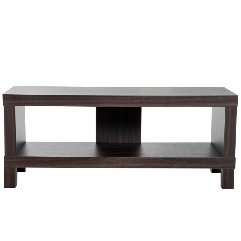 HOMCOM comoda TV, MDF, 90x35x37cm maro