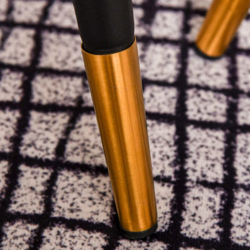 HOMCOM Masute de sufragerie in Stil industrial, Set 2 Piese, din Lemn Forma de Picatura