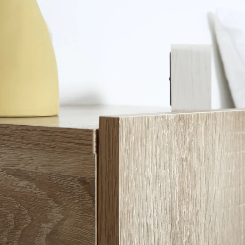 Homcom Comodine Suspendate 40×30 cm in Stil Modern – Legno