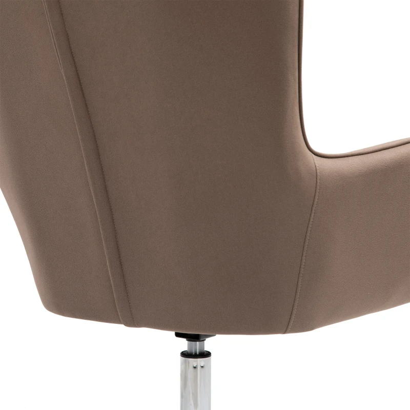 HOMCOM Fotoliu Rotativ Captusit si Velur Maro