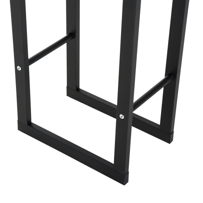 HOMCOM raft stocare lemne, vertical, de interior, 40x25x150cm