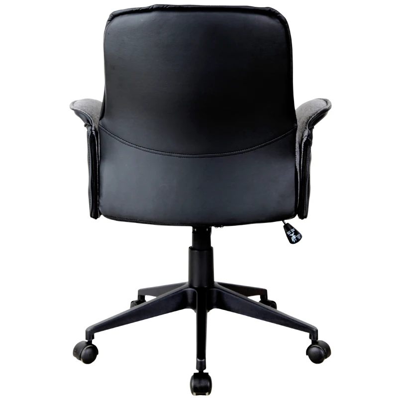 Vinsetto Scaun Modern de Birou pentru Postul de Lucru cu Inaltime si Inclinare Reglabila Gri