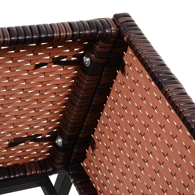 Outsunny Ghiveci Efect Rachita cu Raft Maro (70cm x 30cm x 72cm)