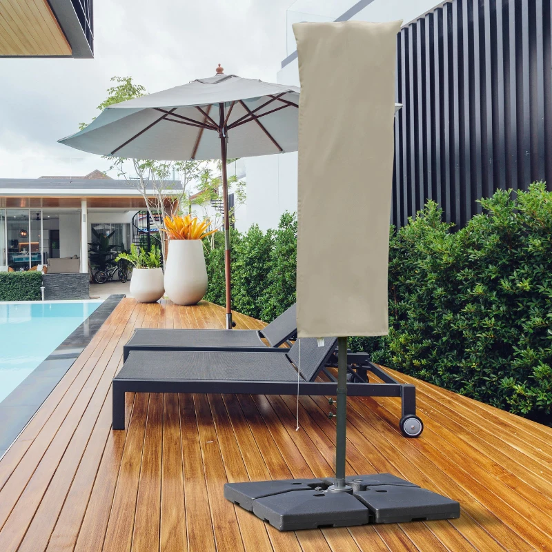 Husa pentru Protectie exterioara Umbrela Impermeabil si Parasol, Crem