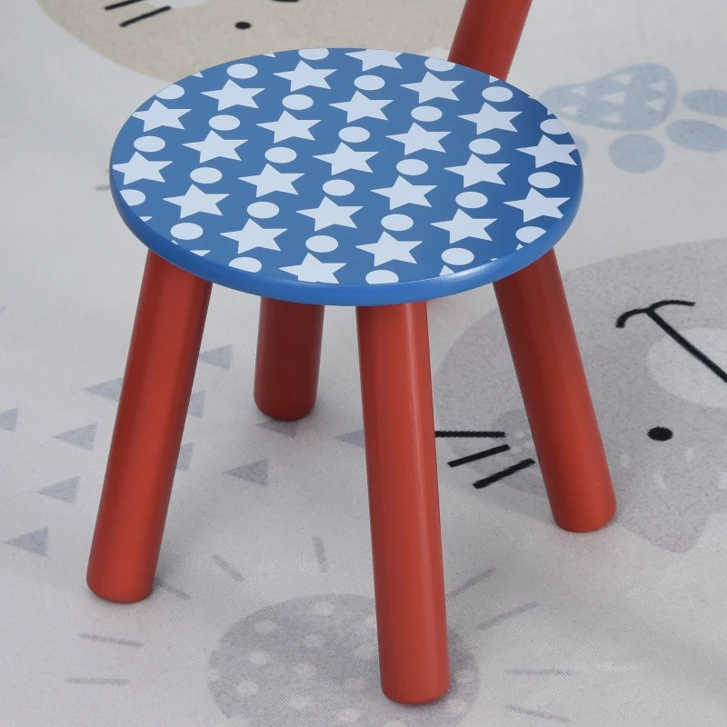 HOMCOM set masa si 2 scaune rotunde, model instelat