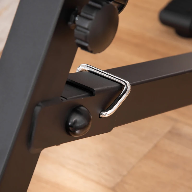 HOMCOM Banca de Fitness cu Inaltime Reglabila, Scaun roman pentru Acasa si Sala de sport, 100x57x72-85cm - Negru