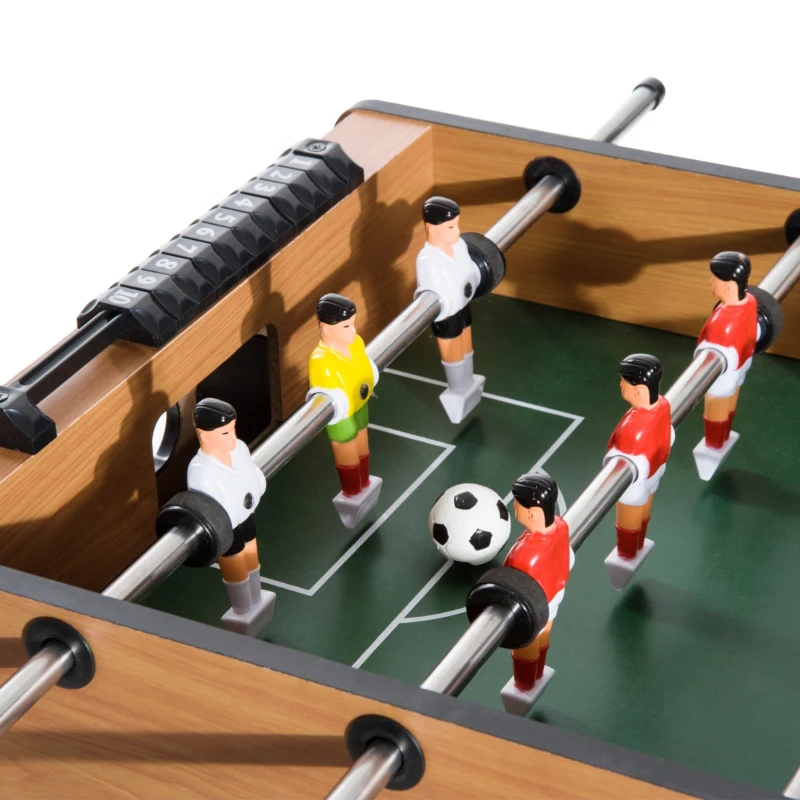 HOMCOM Masa de Foosball Profesionala in Lemn MDF, 87x 4 x78cm