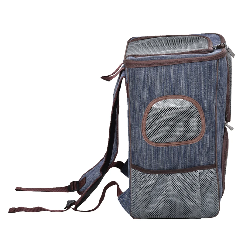 PawHut rucsac pentru caini si pisici 35x28.5x45 cm, albastru