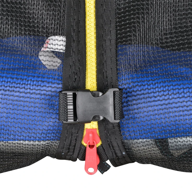HOMCOM trambulina pentru copii si adulti, Φ426cm, albastru