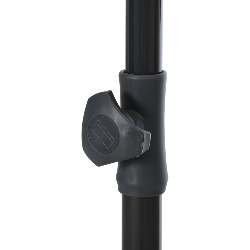 Outsunny Umbrela Parasolara dreptunghiulara 200 × 125 × 235cm Crem