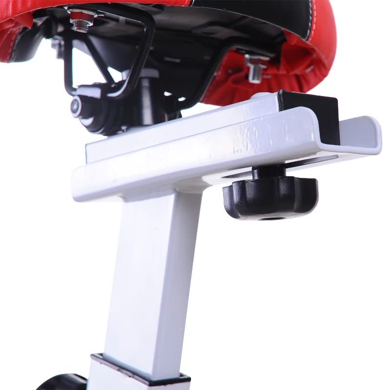 Homcom Bicicleta Fitness, Alb, negru, rosu, 107x48x100cm