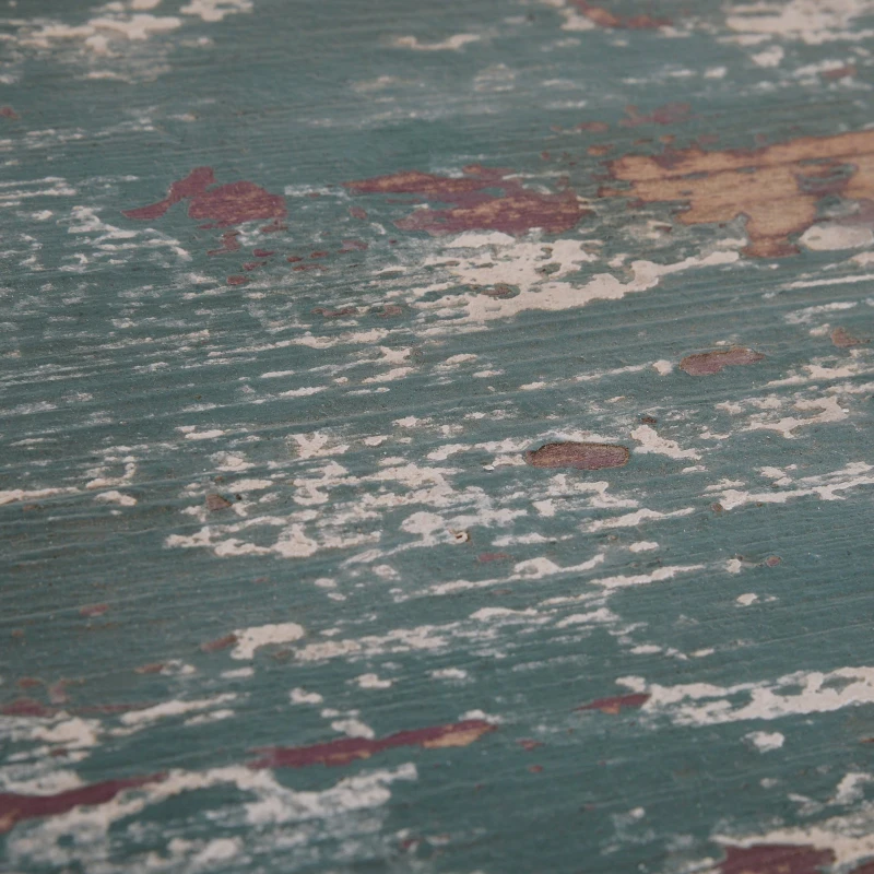 Homcom Masa Consola din Lemn de Brad cu Efect Vintage cu 2 Sertare 110x38x90 cm