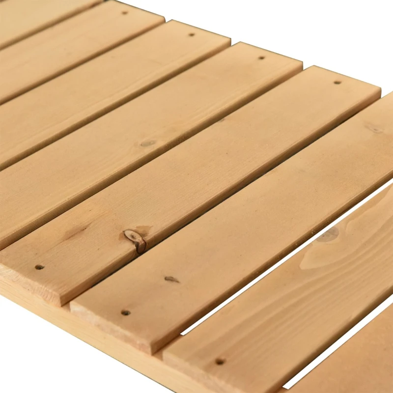 Outsunny suport raft pentru plante, 8 grilaje, 120x60x81 cm