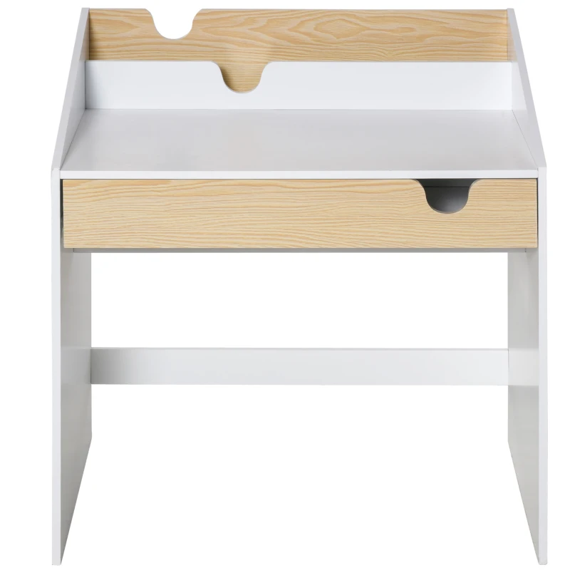 HomCom birou tip biblioteca, pentru copii, 70x50x75 cm, alb