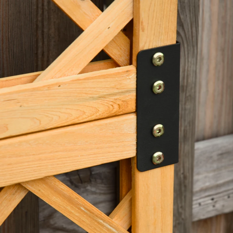 Outsunny Jardiniere din Lemn pentru Gradina Ghiveci pentru Plante Cataratoare