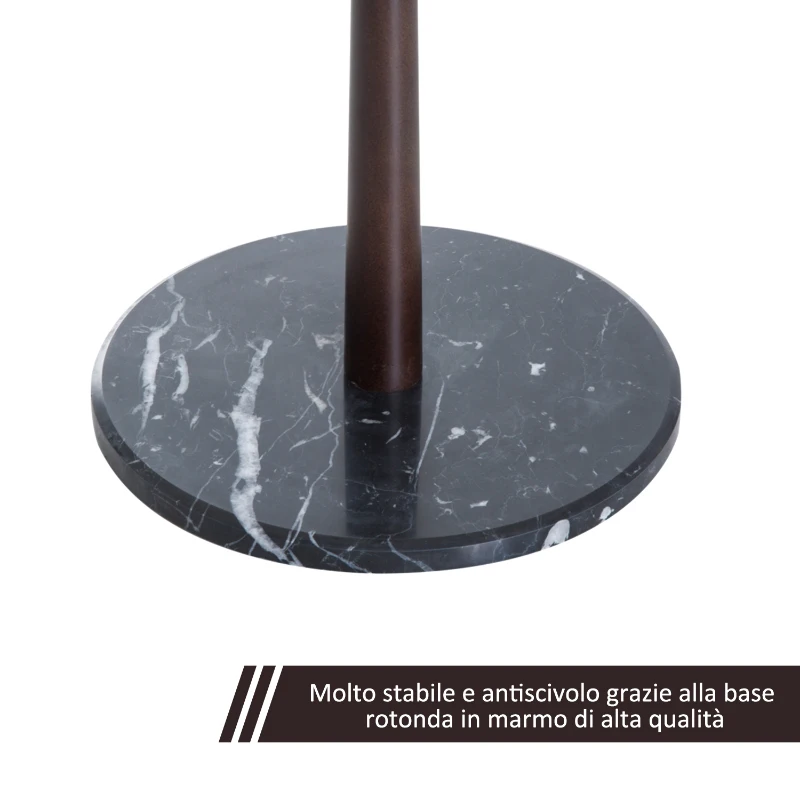 Homcom Cuier Pom cu Frunze 185cm,Negru