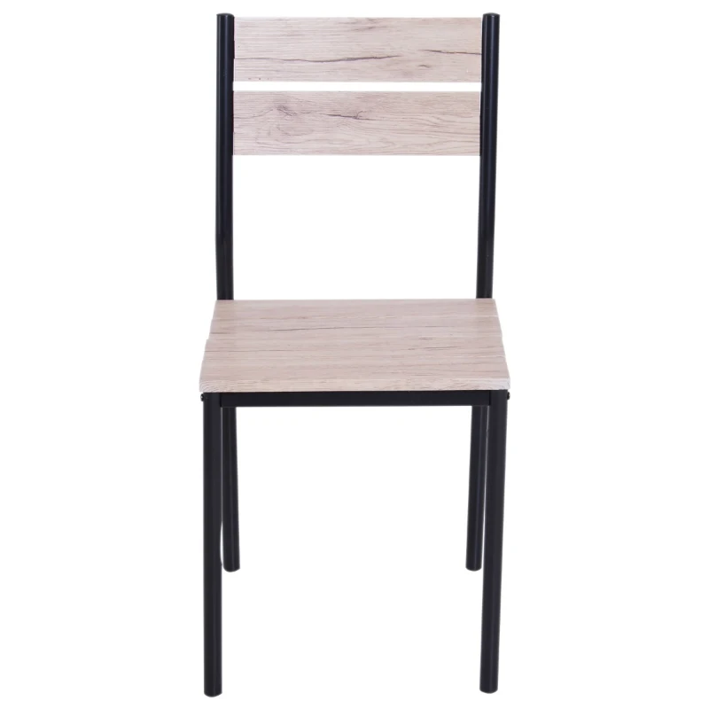 HOMCOM Set masă și scaune stil loft, ideal pentru spații mici