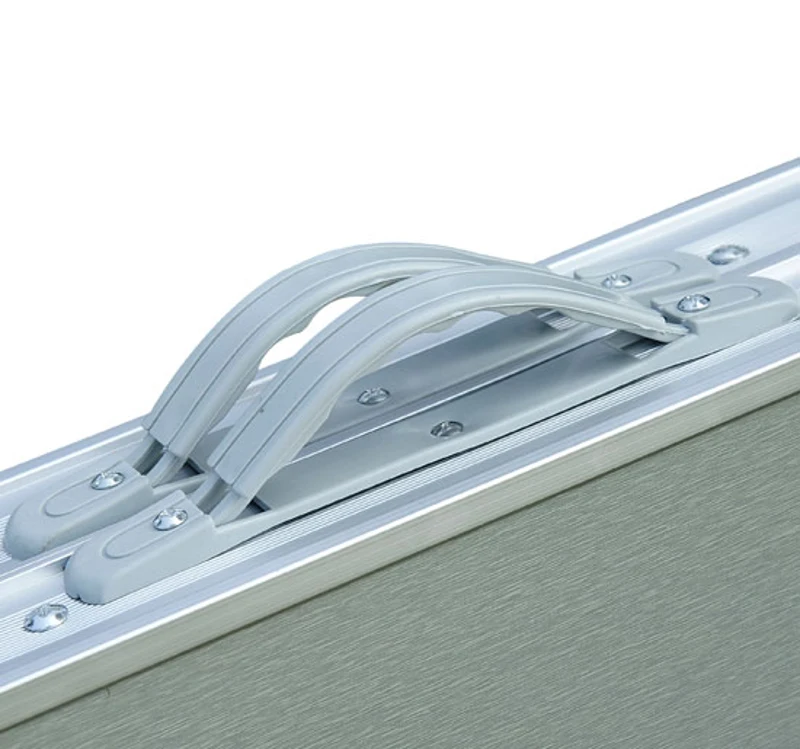 Outsunny Masa de camping pliabila portabila argintiu