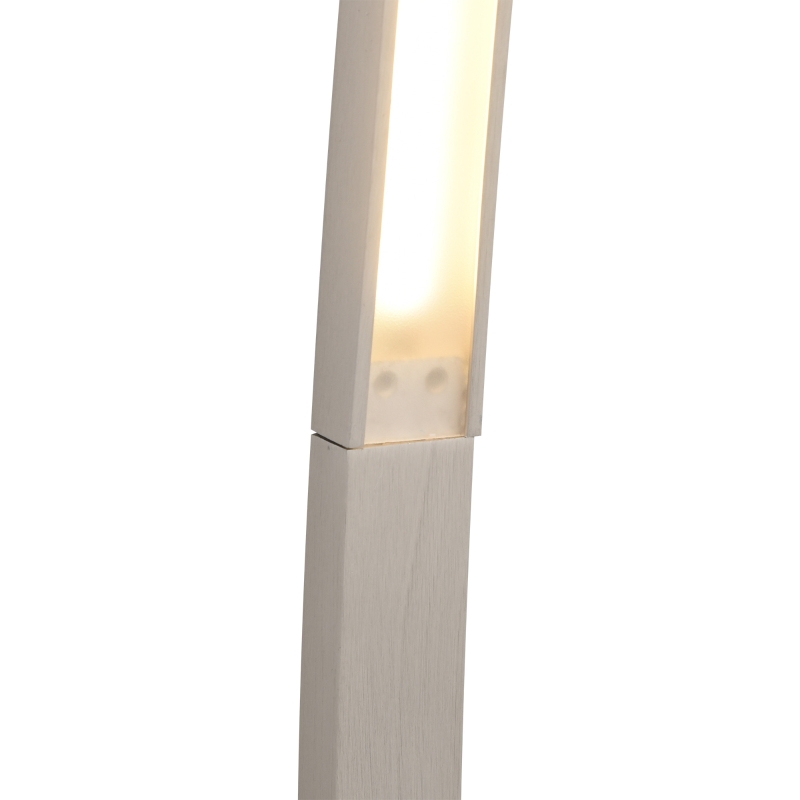 HOMCOM Lampa de Podea tip Arc cu 86cm de Lumini LED pentru Sufragerie sau Birou