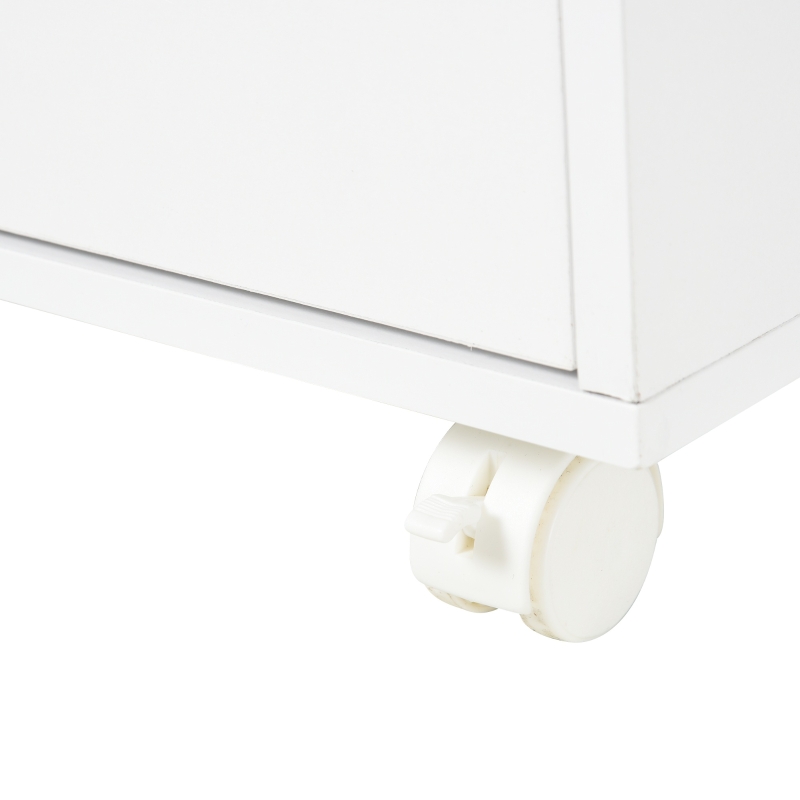 Vinsetto Dulap cu sertare pentru birou din Lemn alb 40 x 30 x 83cm