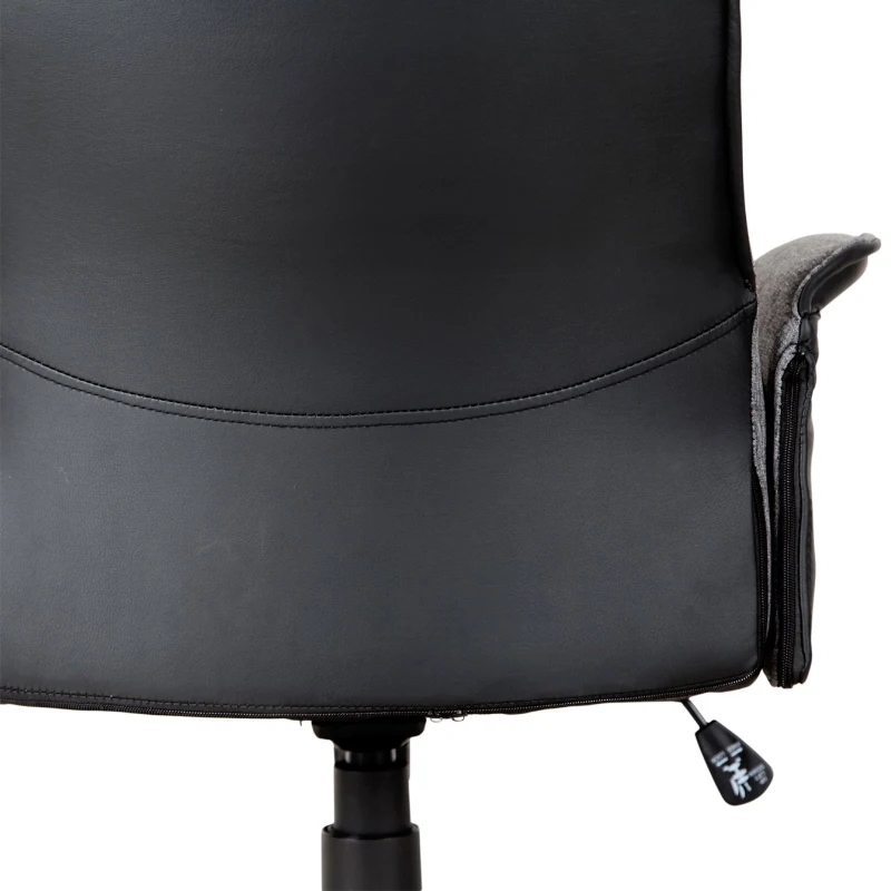 Vinsetto Scaun Modern de Birou pentru Postul de Lucru cu Inaltime si Inclinare Reglabila Gri