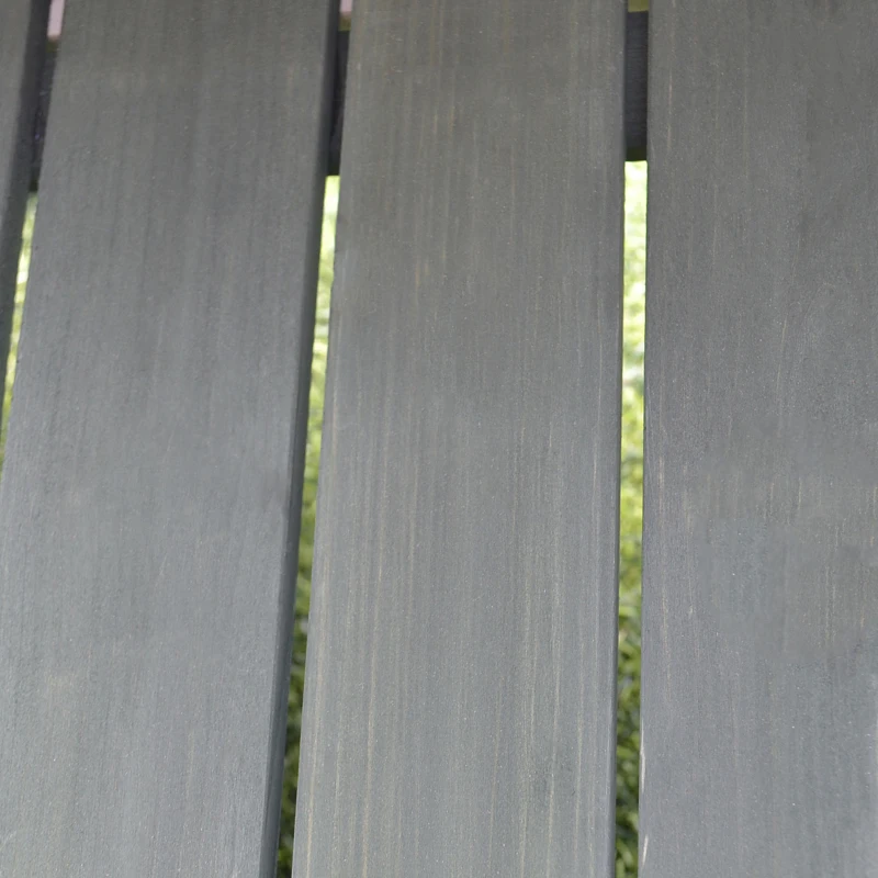 PawHut cotet din lemn de pin, 196x76x97cm, gri