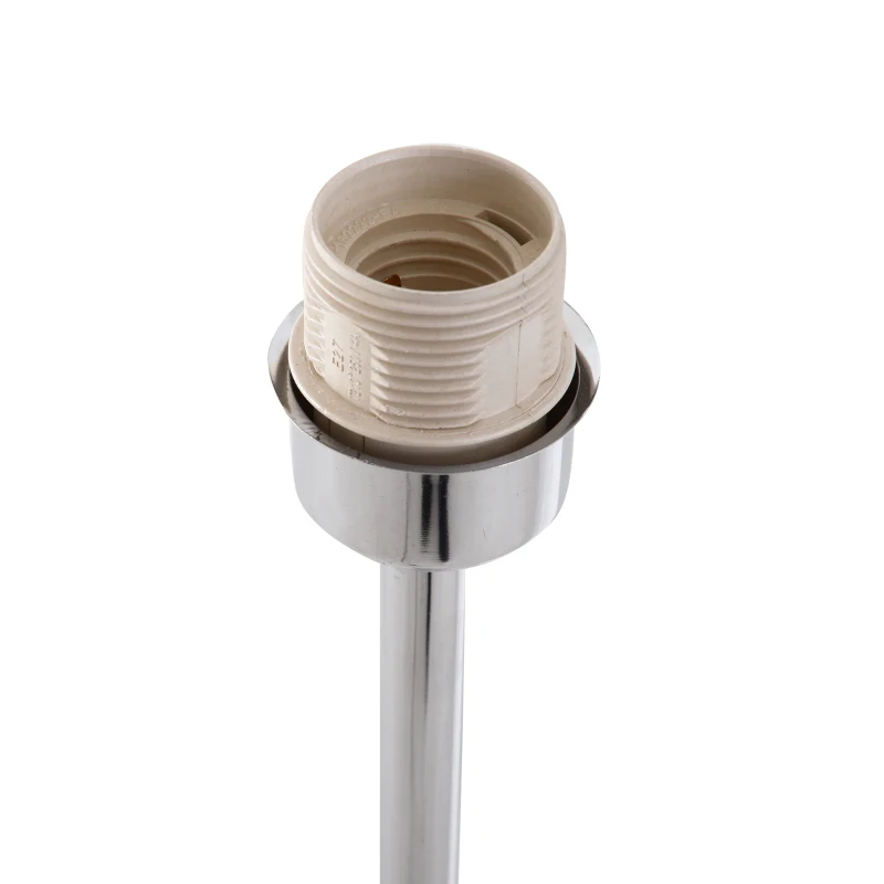 HOMCOM lampa din lemn, intrerupator pedala, inaltime 154cm