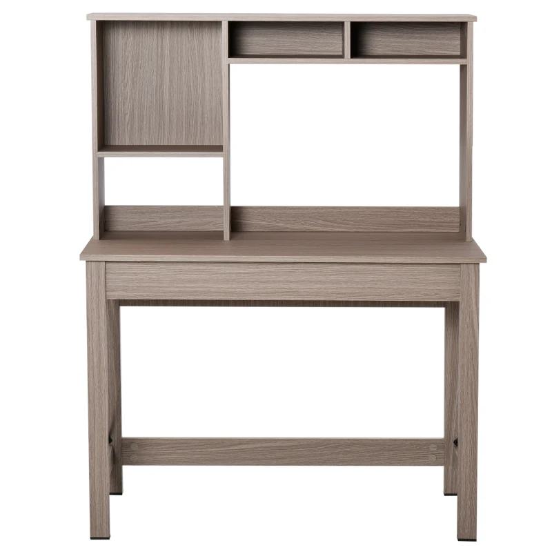 HOMCOM birou raft cu biblioteca, 105x50x137,5cm
