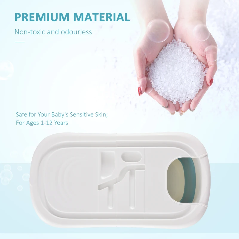 HomCom cadita pliabila, copii 1-12 ani, 114x60.4x53 cm