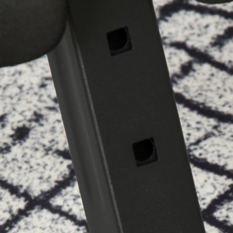 Homcom Banca multifunctionala pentru abdomene Spatar reglabil, 144x53x45-60 cm, Albastru/Negru