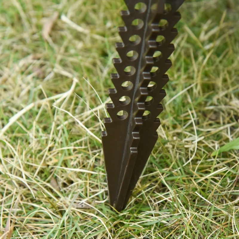 Outsunny Pat pentru Plante si Legume in aer liber de Gradina in HDPE, Maro