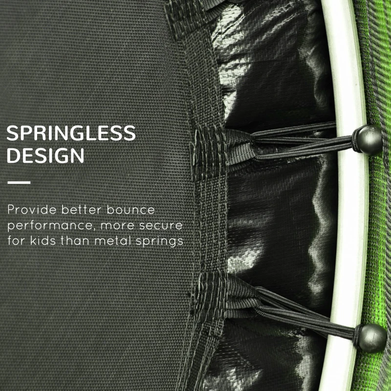 HOMCOM Trambulina Φ140cm pentru Copii de la 3 Ani cu Plasa de Protectie Trambulina Sarcina Maxima 45kg