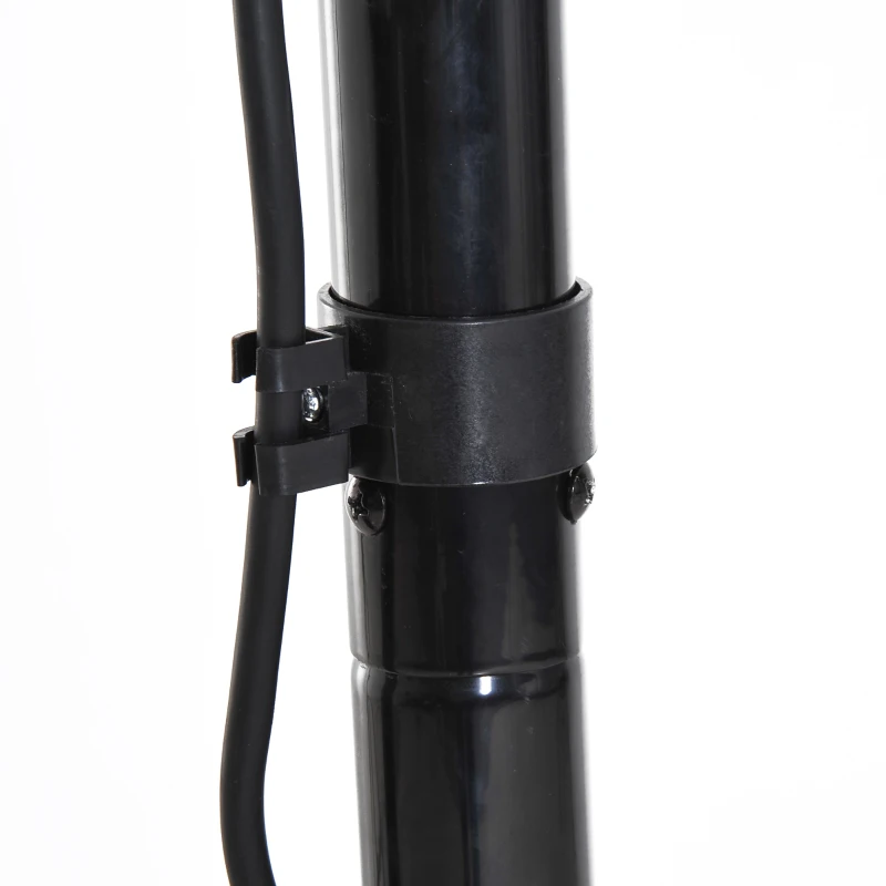 Outsunny Lampa Sistem de Incalzire pentru Extern 2000W Negru 180-210cm