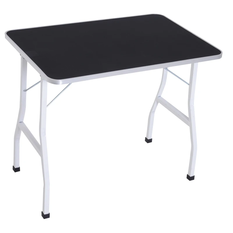 PawHut Masă pentru Toaletat și Tuns Câini sau Pisici Pliabilă, 91.5x61.5x77cm