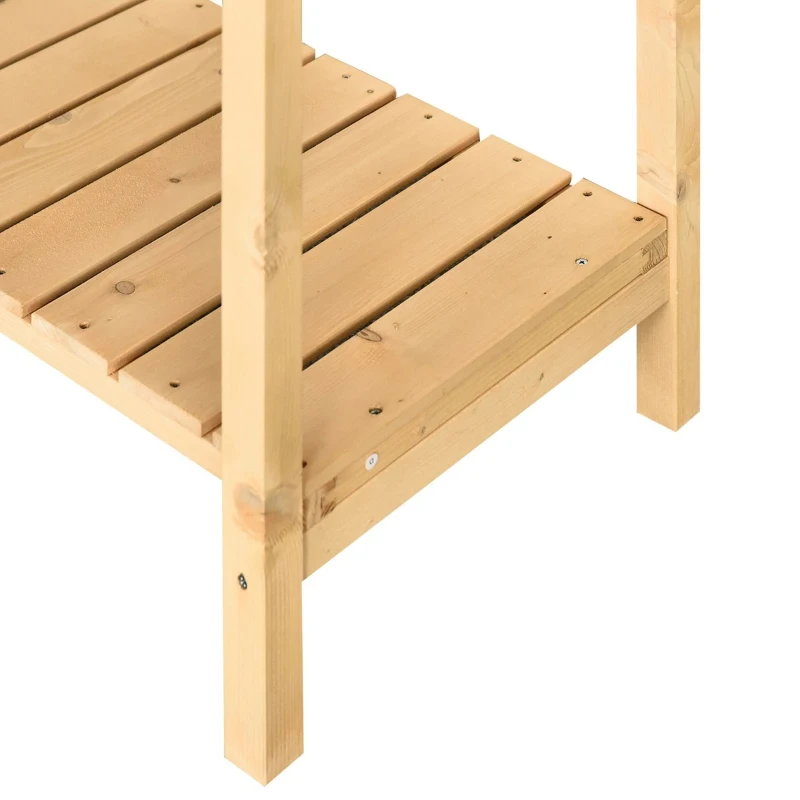 Outsunny suport raft pentru plante, 8 grilaje, 120x60x81 cm