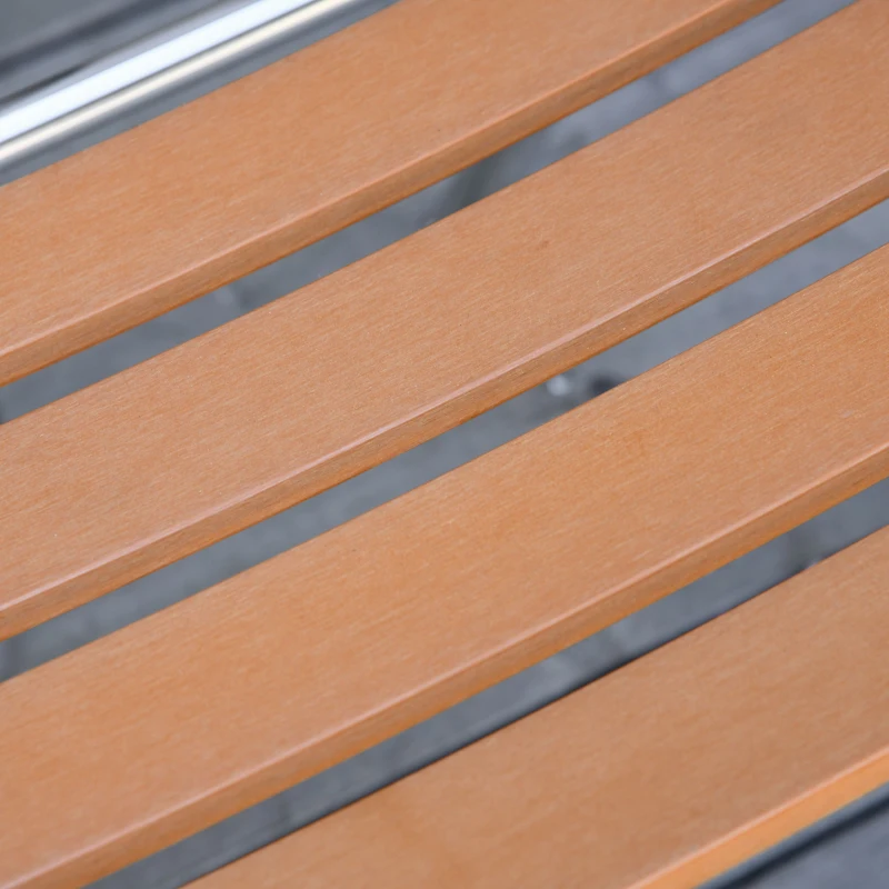 Outsunny set de gradina cu masa si 4 scaune, aluminiu