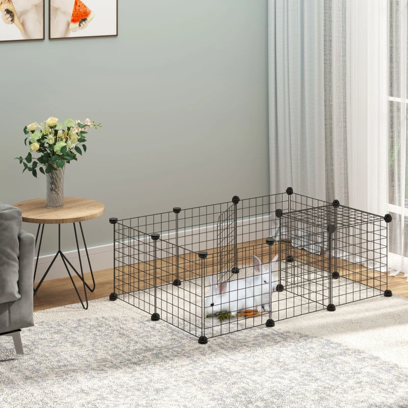 PawHut cusca modulara, pentru animale mici, 105x70x35cm